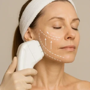 Woman having HI-FU to reduce wrinkles call LA LIPO St Johns Now!