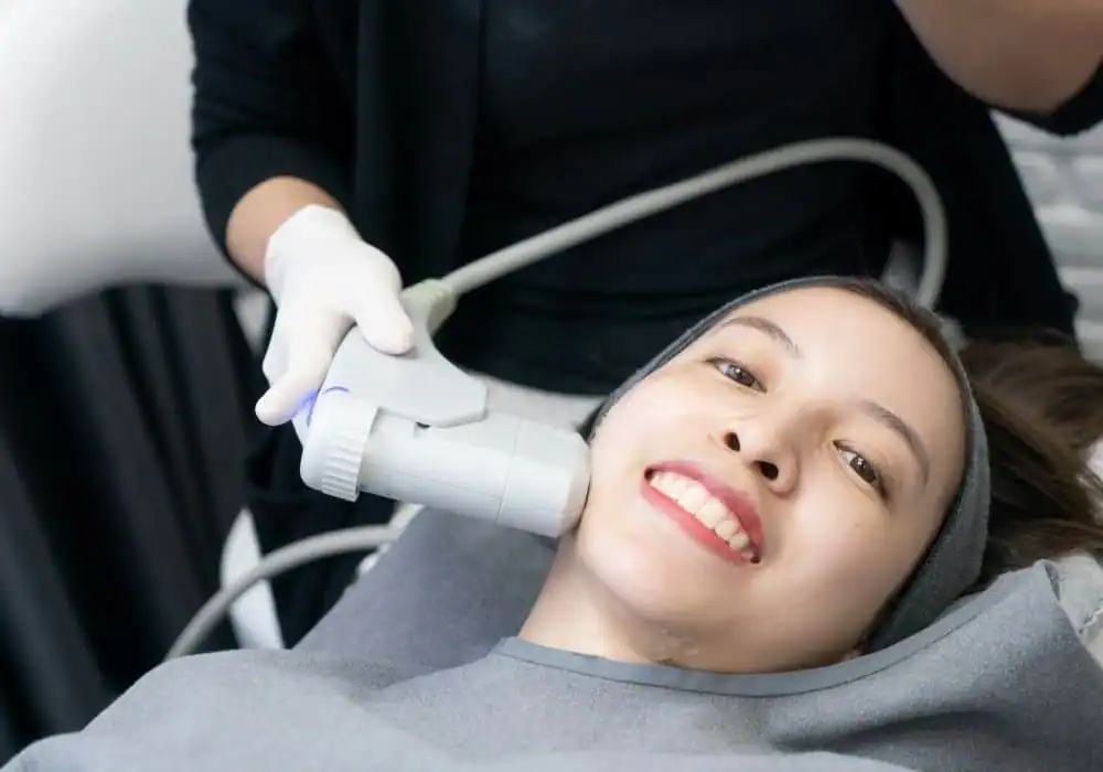 HIFU treatment St Johns in progress