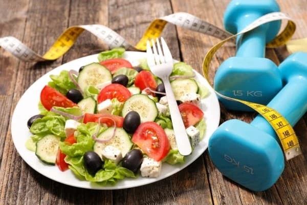 Example of good diet and exercise St Johns