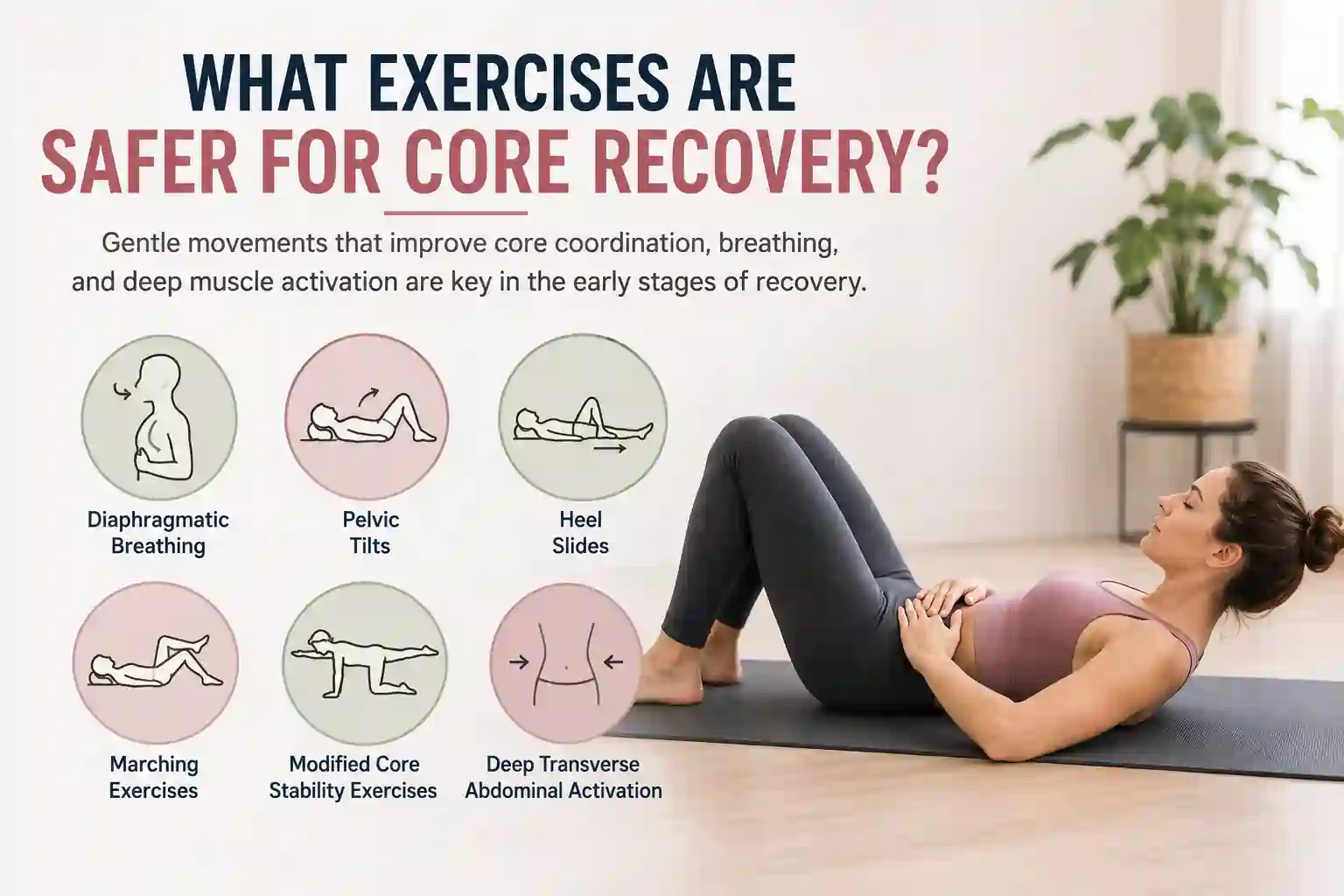 Which exercises may help diastasis recti St Johns?